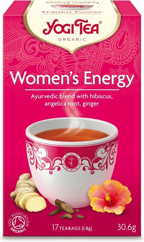 HERBATKA DLA KOBIET - ENERGIA (WOMEN'S ENERGY) BIO (17 x 1,8 g) 30,6 g - YOGI TEA