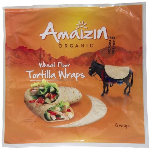 TORTILLA WRAPS BIO (6 szt.) 240 g - AMAIZIN