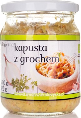 KAPUSTA Z GROCHEM BEZGLUTENOWA BIO 420 g - FARMA ŚWIĘTOKRZYSKA (PRODUKT SEZONOWY)
