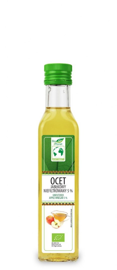 OCET JABŁKOWY 5 % NIEFILTROWANY BIO 250 ml - BIO PLANET