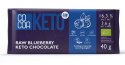 CZEKOLADA Z OLEJEM MCT BEZ DODATKU CUKRÓW BEZGLUTENOWA KETO BIO 40 g - COCOA