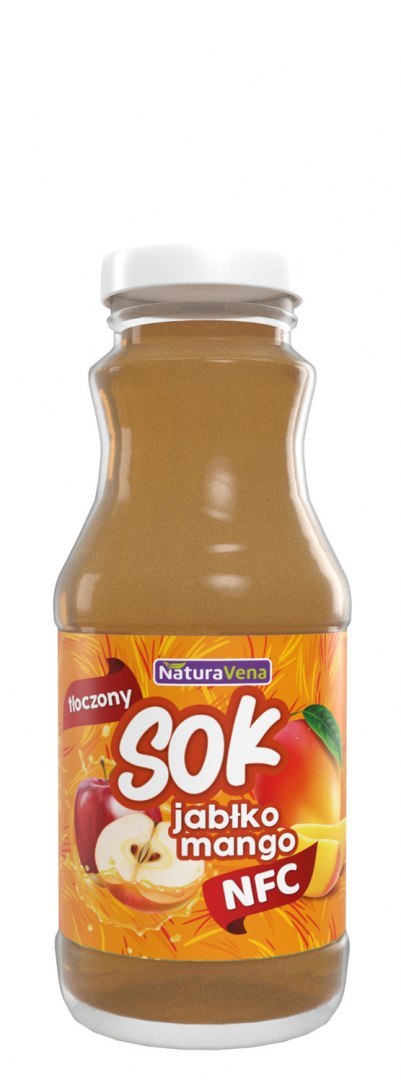 SOK JABŁKO - MANGO NFC 250 ml - NATURAVENA