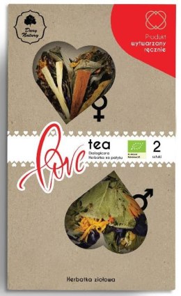 HERBATKA NA PATYKU DLA PAR - LOVE TEA BIO (2 SZT.) (2 x 3,5 g) 7 g - DARY NATURY (PRODUKT SEZONOWY)