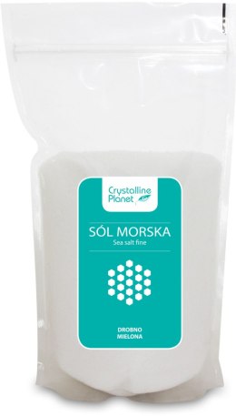 SÓL MORSKA DROBNO MIELONA 1 kg - CRYSTALLINE PLANET