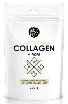 KOLAGEN + MSM INSTANT W PROSZKU 200 g - DIET-FOOD