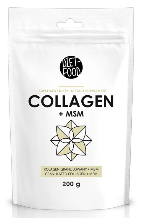 KOLAGEN + MSM INSTANT W PROSZKU 200 g - DIET-FOOD