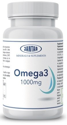 OMEGA-3 90 KAPSUŁEK (1000 mg) - JANTAR