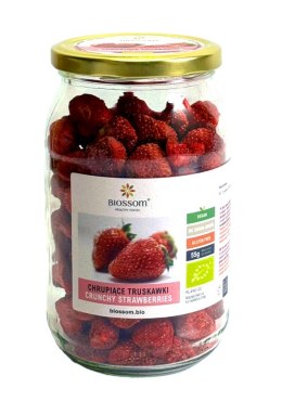 MALINY LIOFILIZOWANE CHRUPIĄCE BEZGLUTENOWE BIO 55 g - BIOSSOM