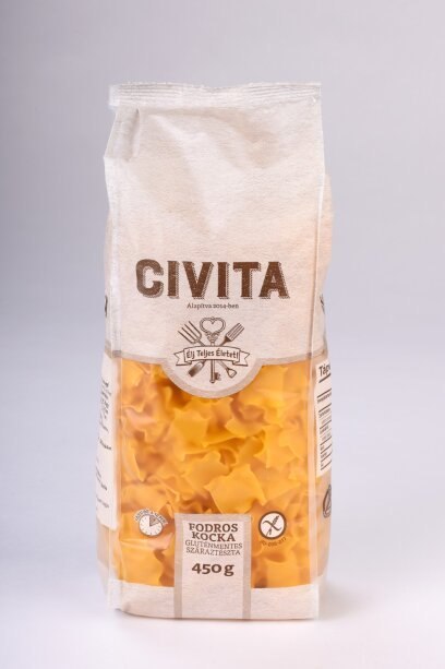 MAKARON (KUKURYDZIANY) ŁAZANKI BEZGLUTENOWY 450 g - CIVITA