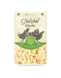 MAKARON (Z JAJAMI KURY ZIELONONÓŻKI) FALA BIO 250 g - BARTOLINI (SIELSKA KLUSKA)
