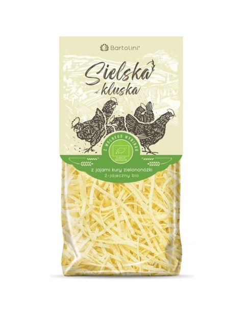 MAKARON (Z JAJAMI KURY ZIELONONÓŻKI) KRAJANKA BIO 250 g - BARTOLINI (SIELSKA KLUSKA)