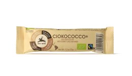 BATON Z NADZIENIEM KOKOS - MANGO - CHRUPKI ZBOŻOWE W POLEWIE Z CZEKOLADY MLECZNEJ FAIR TRADE BIO 33 g - ALCE NERO
