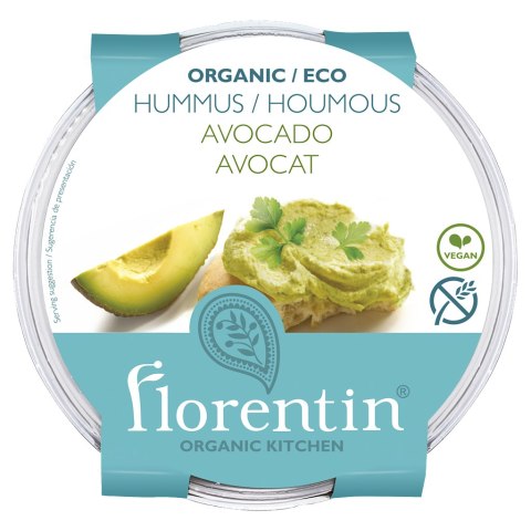 HUMMUS Z AWOKADO BEZGLUTENOWY BIO 170 g - FLORENTIN
