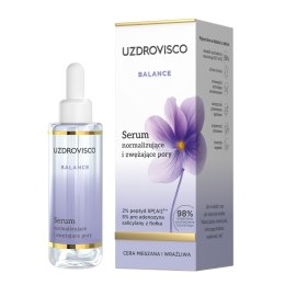 SERUM DO TWARZY NORMALIZUJĄCE I ZWĘŻAJĄCE PORY 30 ml - UZDROVISCO (BALANCE)