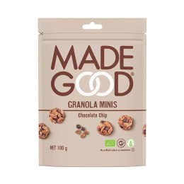 GRANOLA MINIS Z CZEKOLADĄ BEZGLUTENOWA BIO 100 g - MADEGOOD