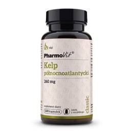 KELP PÓŁNOCNOATLANTYCKI (260 mg) BEZGLUTENOWY 120 KAPSUŁEK - PHARMOVIT (CLASSIC)
