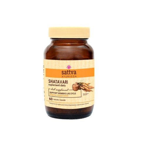 SHATAVARI EKSTRAKT (450 mg) 60 KAPSUŁEK - SATTVA (FOODS)