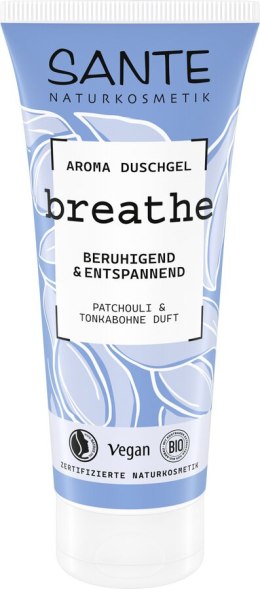 ŻEL POD PRYSZNIC BREATHE PACZULA I FASOLA TONKA ECO 200 ml - SANTE