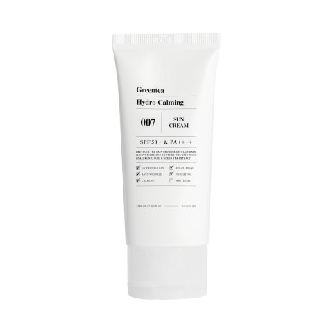 KREM PRZECIWSŁONECZNY KOREAŃSKI NAWILŻAJĄCY ZIELONA HERBATA SPF 50+ 60 ml - BARULAB
