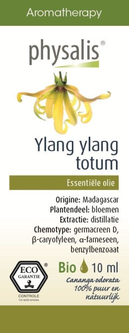 OLEJEK ETERYCZNY YLANG YLANG TOTUM BIO 10 ml - PHYSALIS