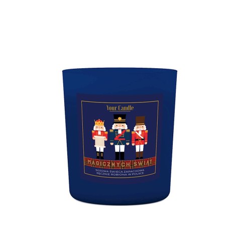 ŚWIECA SOJOWA ZAPACHOWA MAGICZNYCH ŚWIĄT 180 ml - YOUR CANDLE (PRODUKT SEZONOWY)