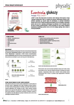 TABLETKI NA KONTROLĘ GLUKOZY 30 szt. - PHYSALIS