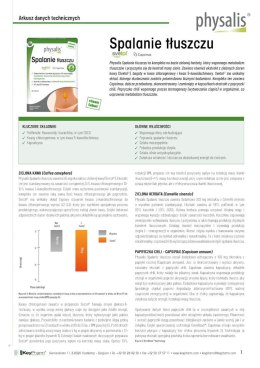 TABLETKI NA SPALANIE TŁUSZCZU 30 szt. - PHYSALIS