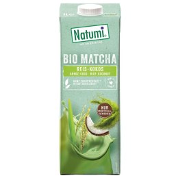 NAPÓJ RYŻOWO - KOKOSOWY Z MATCHĄ BEZ DODATKU CUKRÓW BIO 1 L - NATUMI