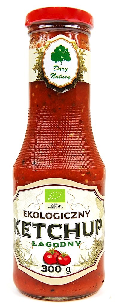 KETCHUP ŁAGODNY BIO 300 g - DARY NATURY