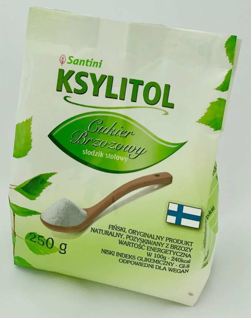 KSYLITOL 250 g (TOREBKA) - SANTINI (FINLANDIA)