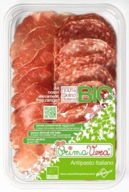 ANTIPASTI BIS: SCHAB LONZINO, SALAMI MILANO BEZGLUTENOWE BIO 70 g - PRIMAVERA