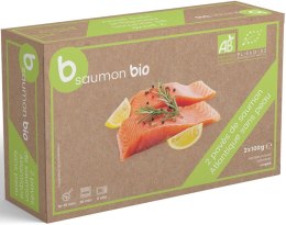 ŁOSOŚ ATLANTYCKI BEZ SKÓRY MROŻONY PORCJE BIO (2 x 100 g) 200 g (KARTON) - BETTER FISH