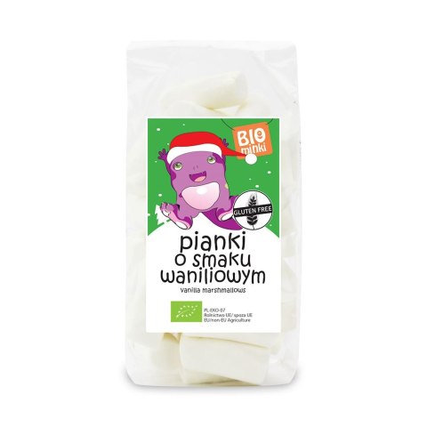 PIANKI O SMAKU WANILIOWYM BEZGLUTENOWE BIO 120 g - BIOMINKI (EDYCJA ŚWIĄTECZNA)(PRODUKT SEZONOWY)